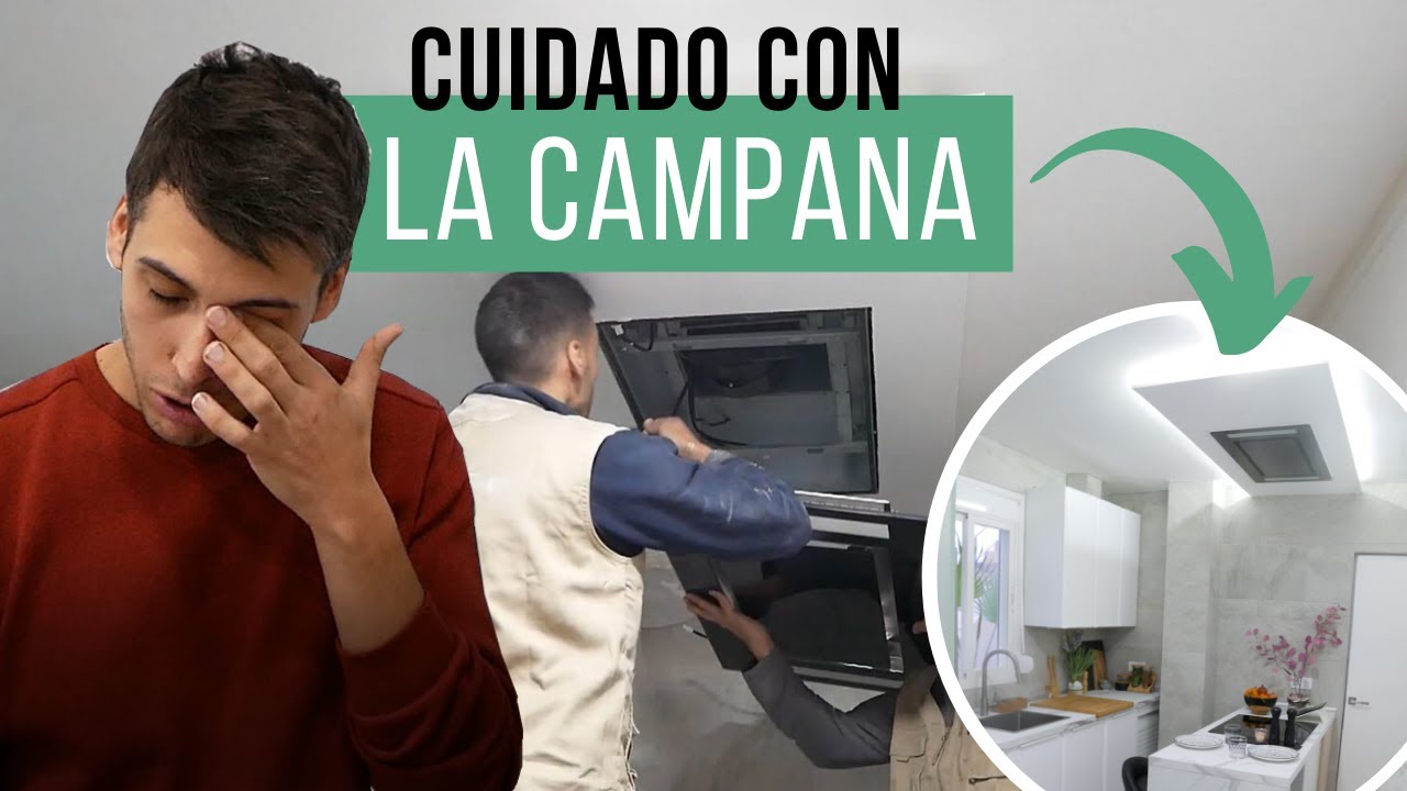 ILUMINAR tu CAMPANA extractora  🤩 / Iluminación de techo LED - LOW COST  💰 💰 DIA 4 REFORMA COCINA