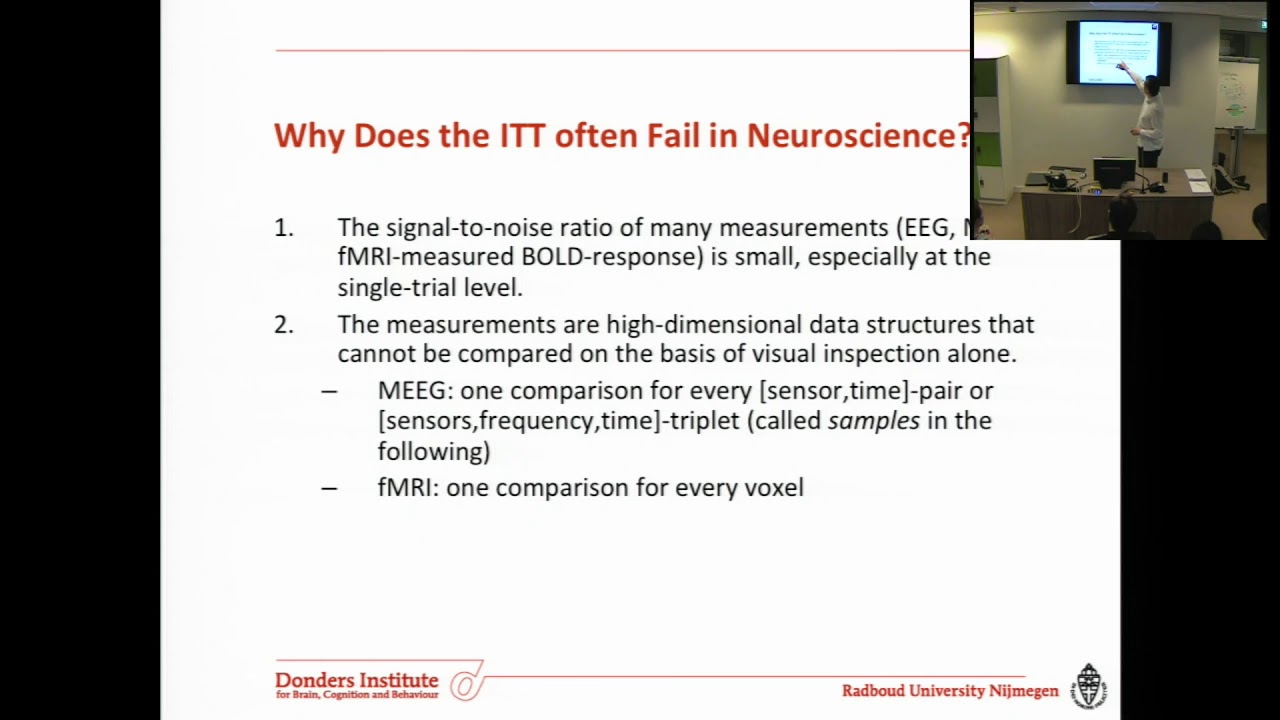 Statistical testing of electrophysiological data