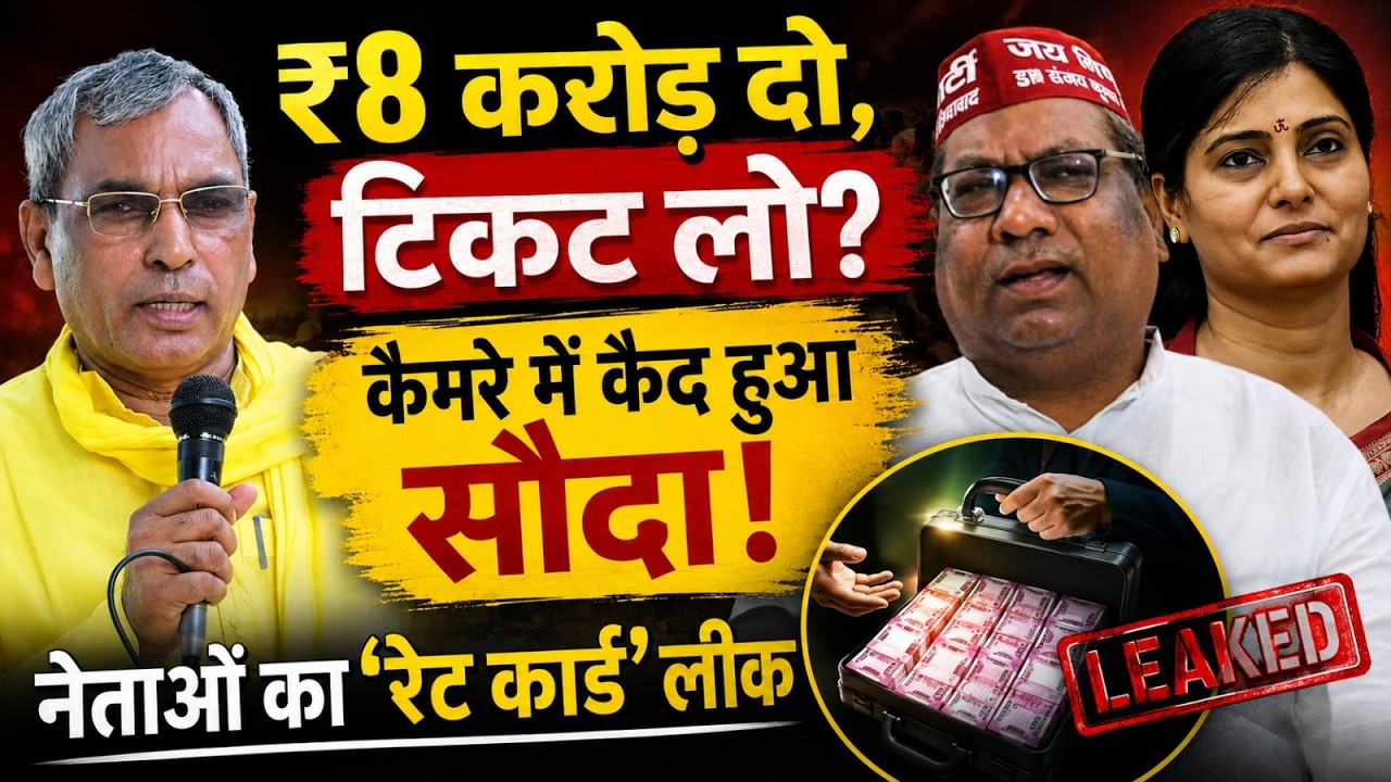 Sting operation : UP में विधानसभा टिकट का रेट 8 करोड़? | Anupriya Patel | Sanjay Nishad | OP Rajbhar