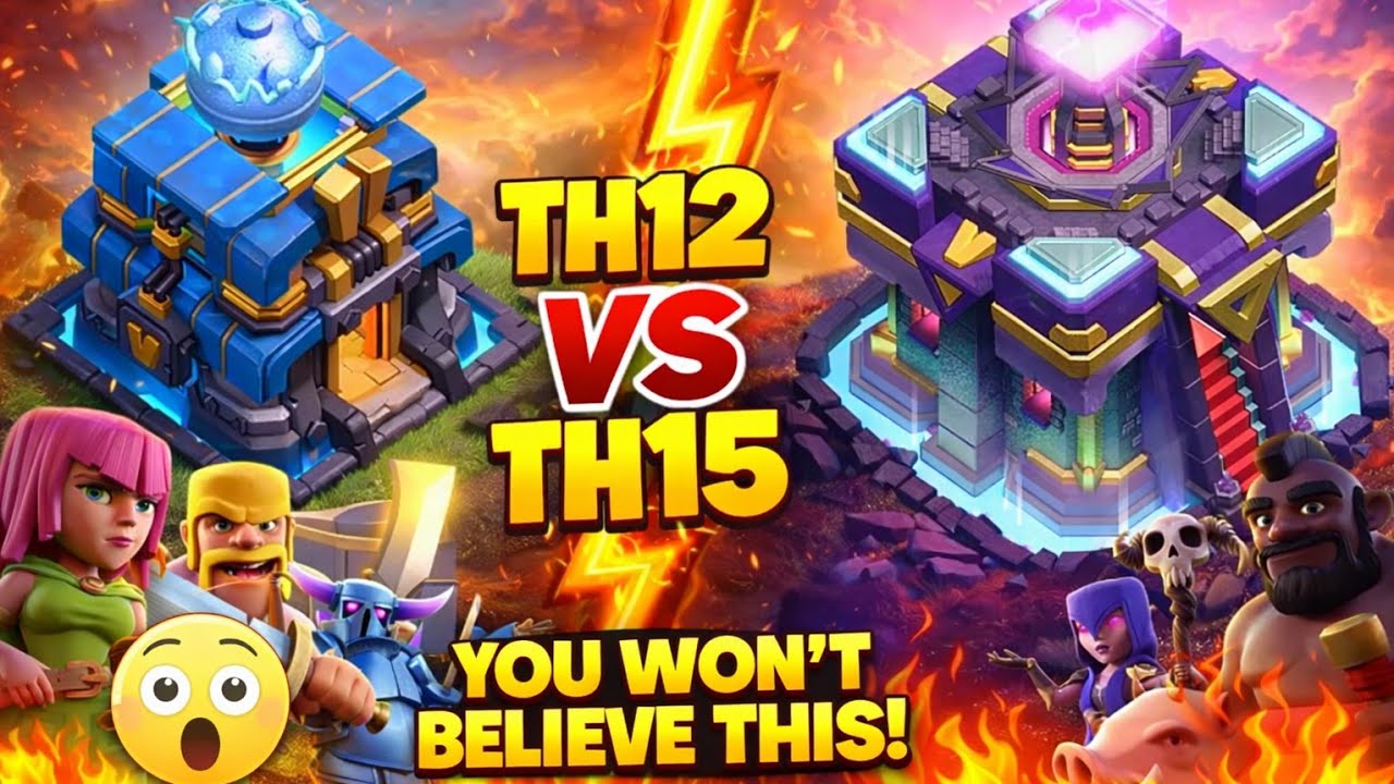 TH12 DESTROYS TH15 in CWL 😱 | Clan War League Feb 2026 | Easy 3 Star Strategy 🔥 #coc #clashofclans 