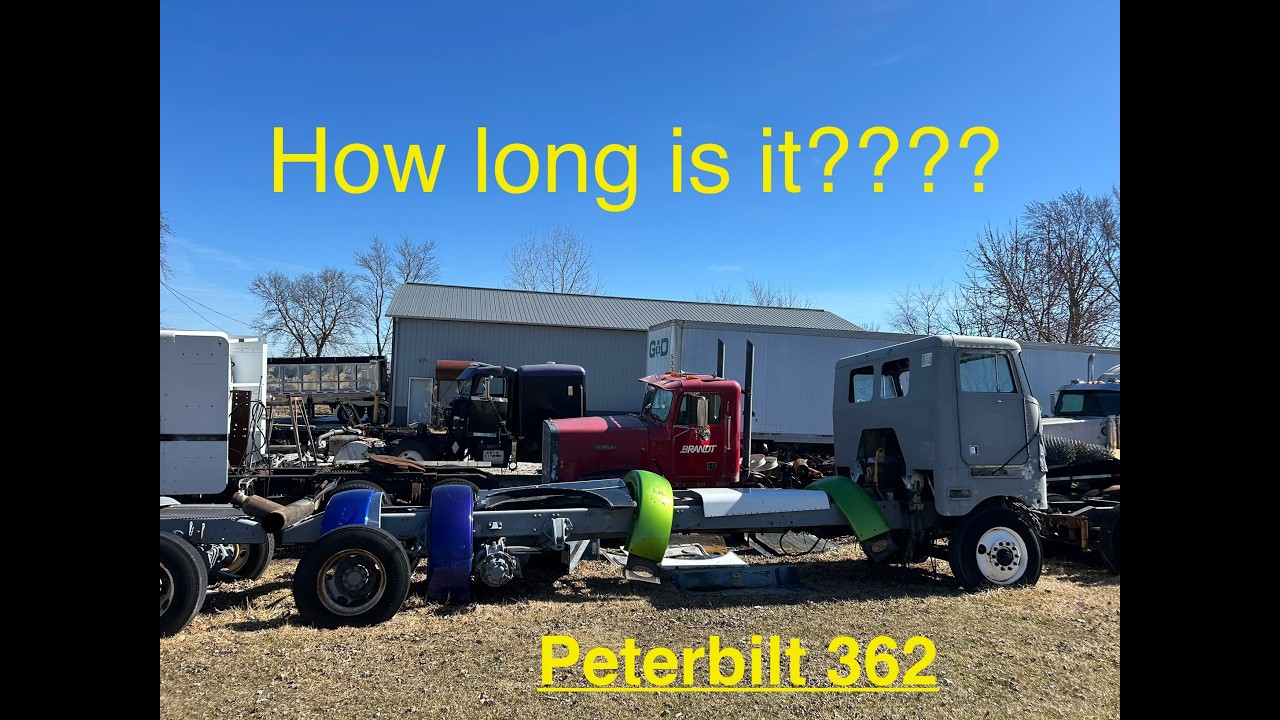 Грузовик Peterbilt Cabover 362 1987 года выпуска получает второй шанс!!!!!!!!!!!