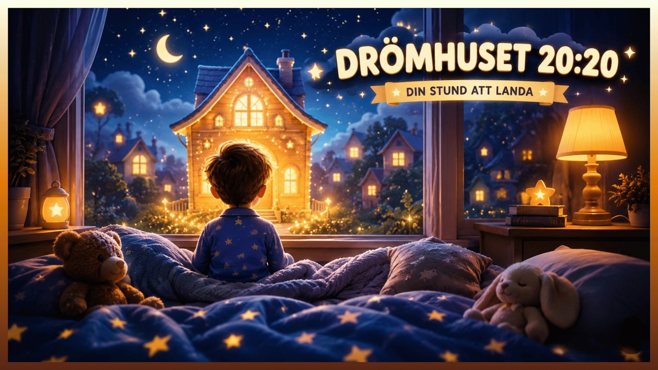 💤Dr&ouml;mhuset 20:20 🌙 &ndash; en l&aring;ng & trygg godnattsaga med katten som visar v&auml;gen till s&ouml;mnen 🌙🐱💤