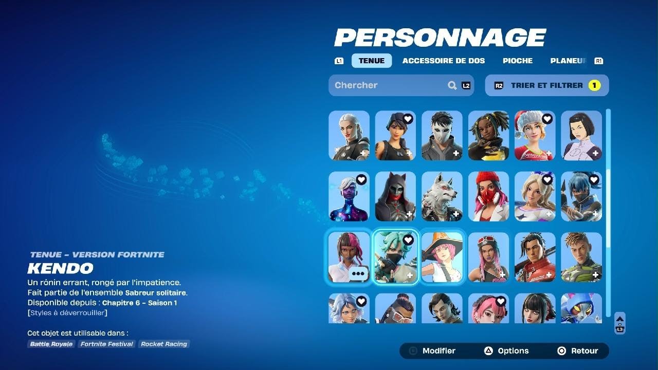 Je vous montre mon casier Fortnite