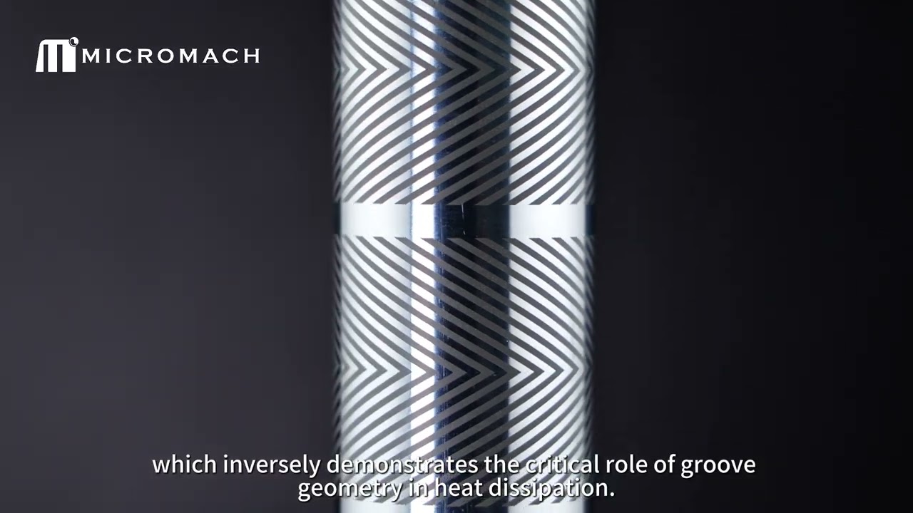 Liquid metal bearing being processed by a femtosecond laser