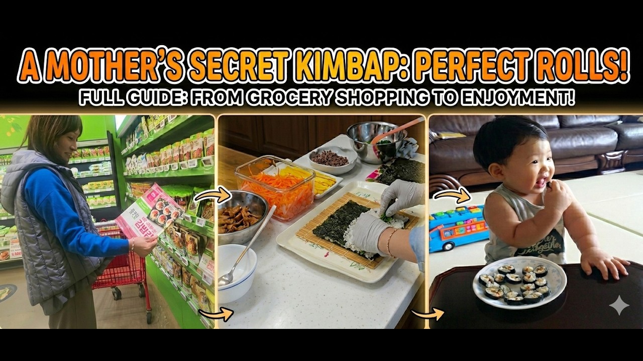 How to make Kimbap, Korean Authentic Guide: From Grocery Store to Your Table!