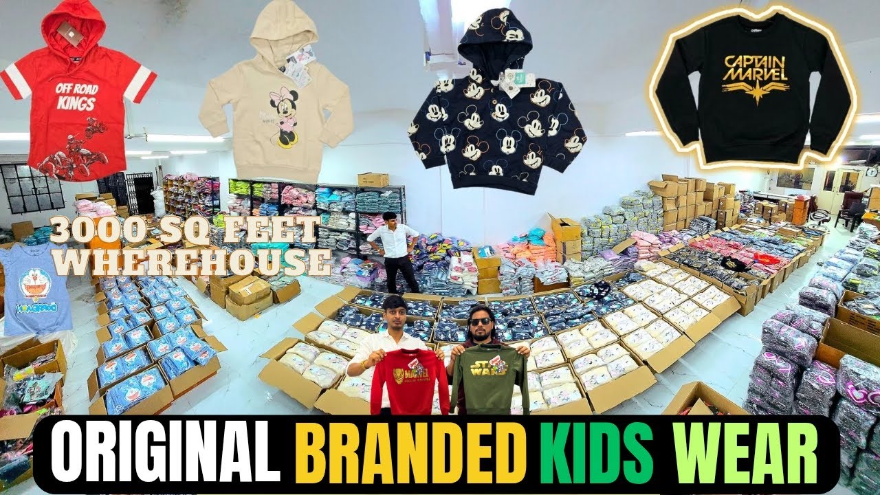Branded Kidswear Wholesaler | Branded Export Surplus Mumbai | Mumbai Wholesale Market | Charu Export
