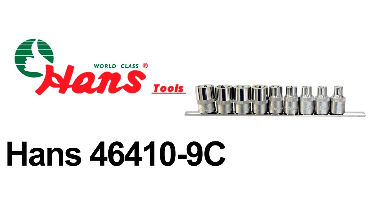 Hans 46410-9C &mdash; набор торцевых головок &mdash; обзор 130.com.ua
