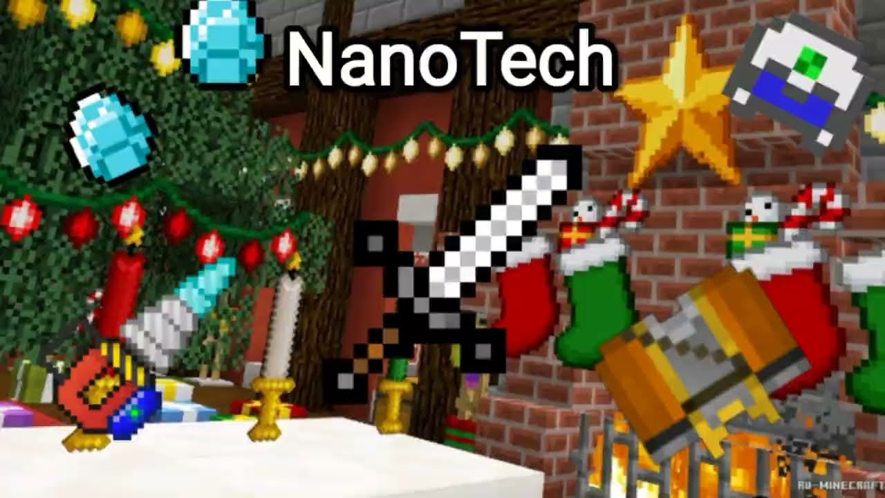 Новогодний гриф на StreamCraft | С новым годом | Выбил кучу вещей | StreamCraft NanoTech