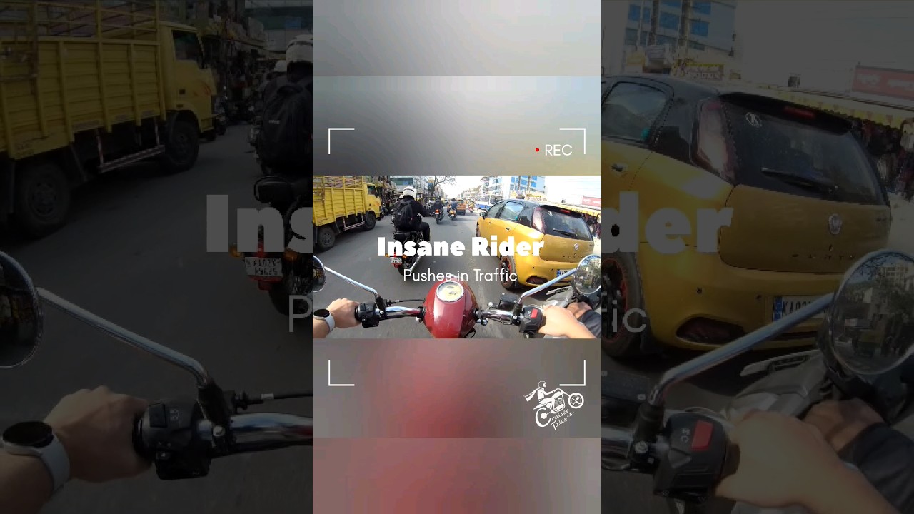 Insane Rider in Bangalore Traffic #traffic #bike #rider #people #reels #reelsvideo