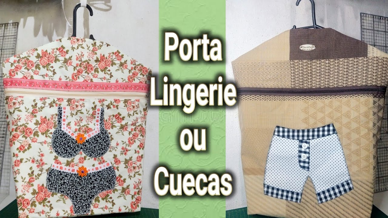Porta lingerie para cabide 👙👙👙 @#Coisas da Cris