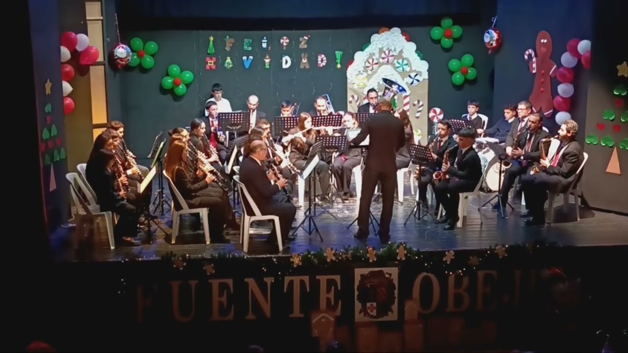 Concierto de Navidad de Fuente Obejuna. Banda Municipal de Música. Teatro Lope de Vega.