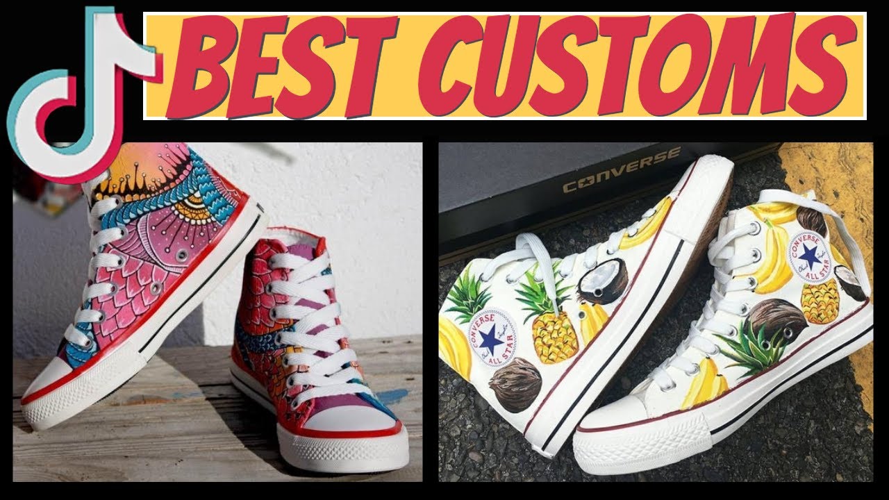 TikTok Custom Converse | 2021 Compilation | Painting on Shoes