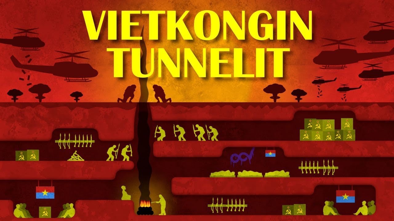 Raivokasta taistelua tunneleissa | Vietkong ja tunnelirotat