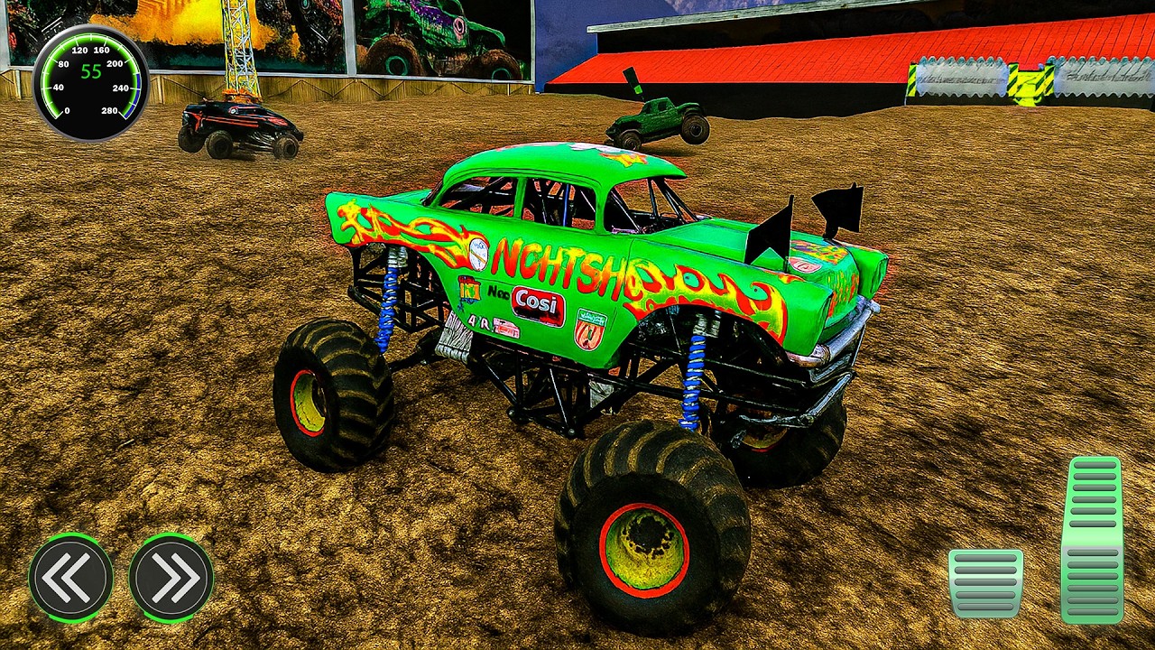 Real Monster Truck Crash Simulator - Extreme Derby Stunt Driving 3D - Android GamePlay