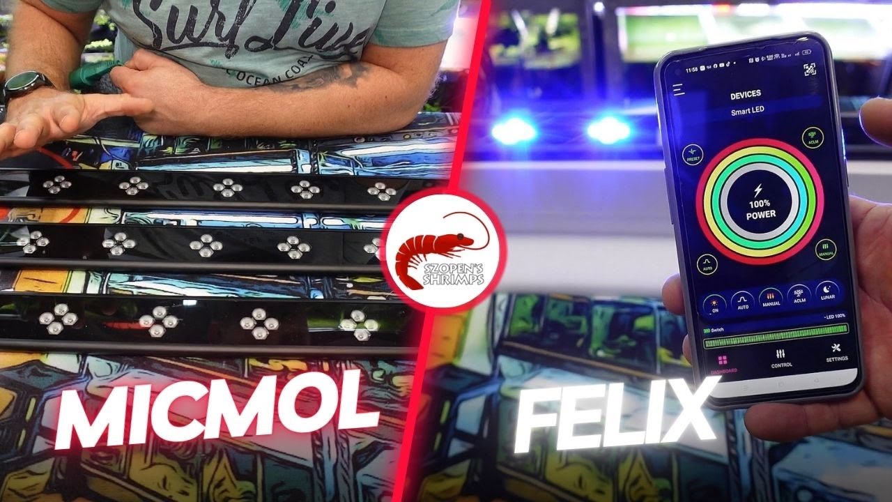 MicMol FELIX - bar oświetleniowy do akwarium morskiego