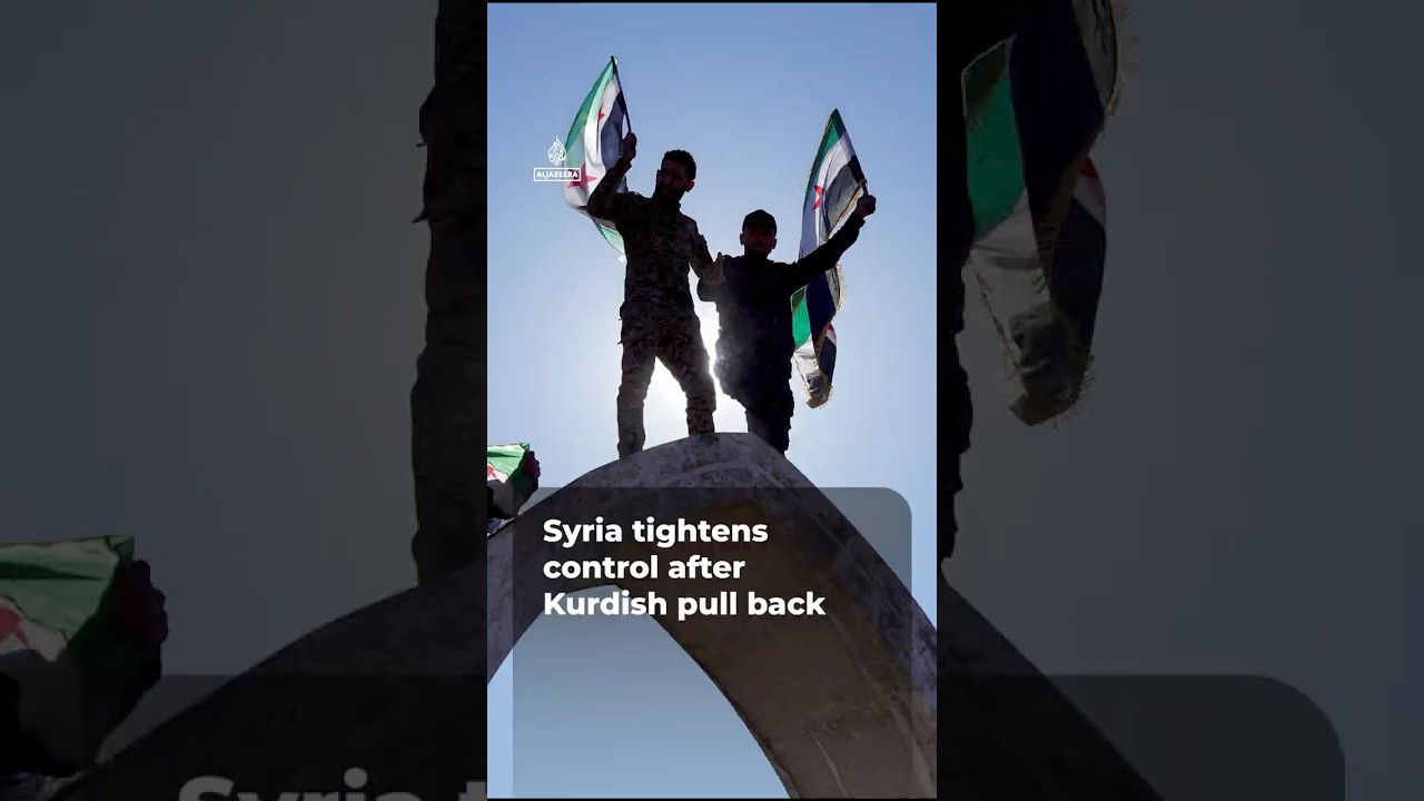 How the Syrian army pushed Kurdish-led forces out of oil-rich territory | AJ#shorts