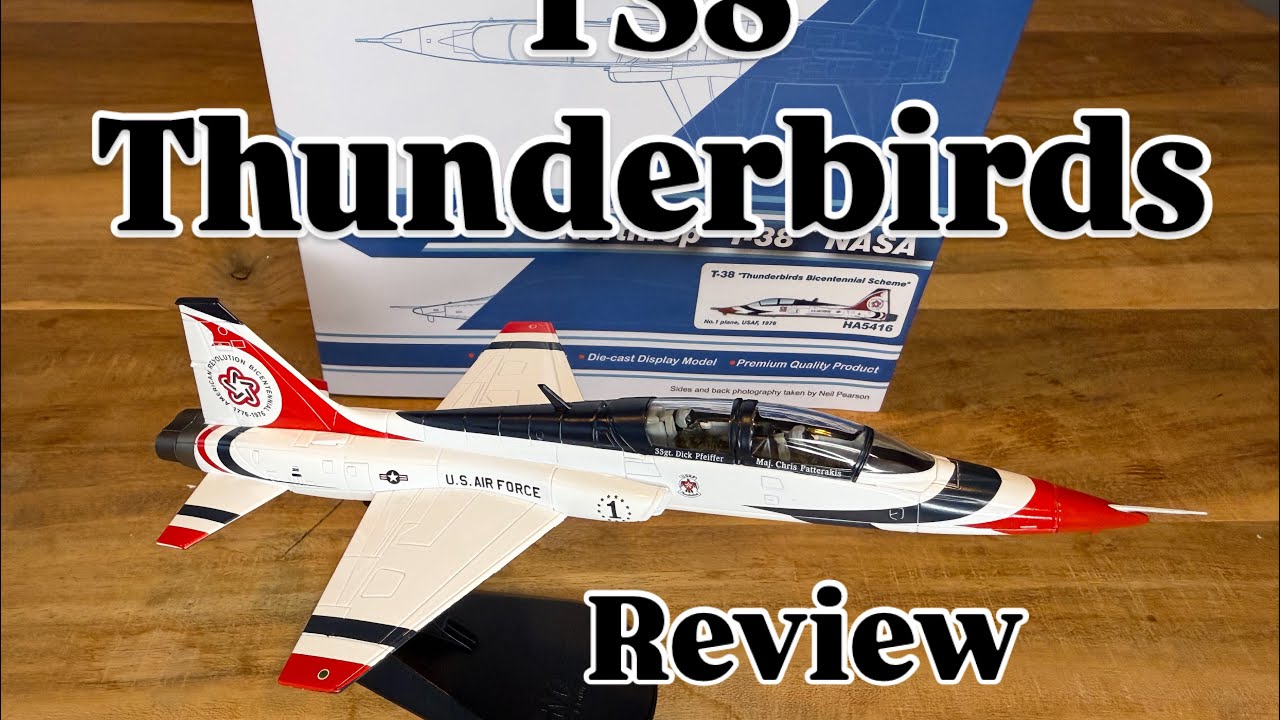 Обзор литой модели Hobby Master T-38 Thunderbirds HA5416 | Двухсотлетняя схема