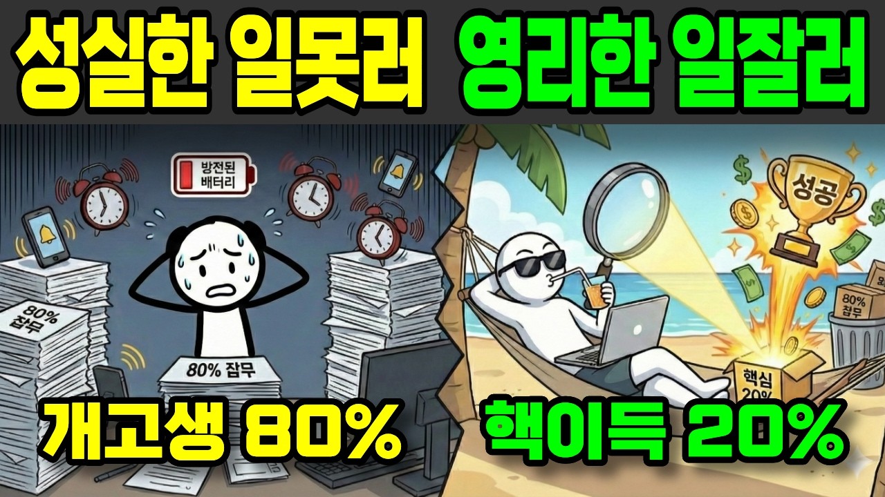 온종일 바쁜데 성과는 없다면? ‘무작정 열심히’ 살면 망하는 이유