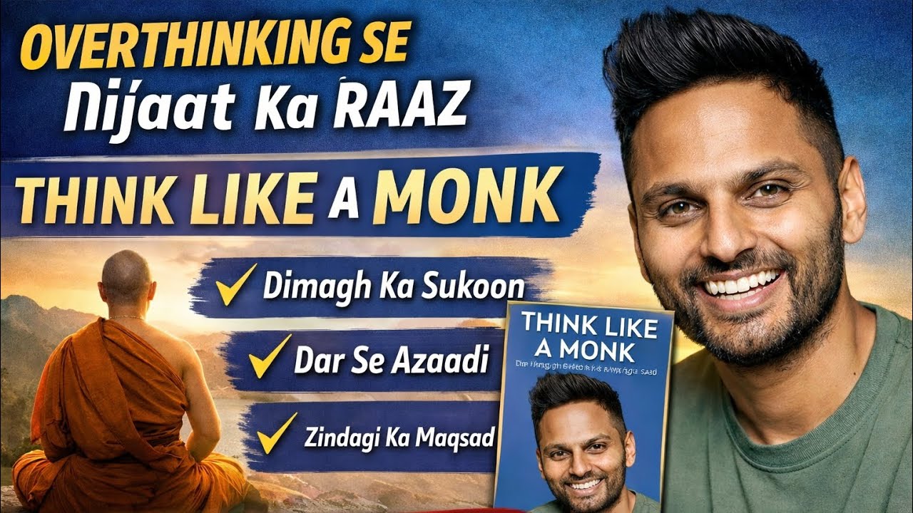 Overthinking Se Nijaat Ka Raaz | Think Like a Monk Urdu Summary