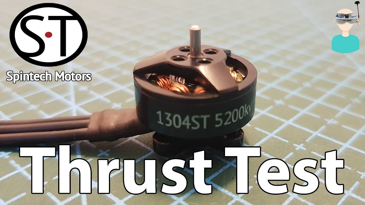 Spintech Motors 1304ST Thrust Test