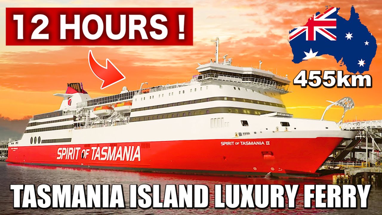 🇦🇺Riding Australia's Most Luxurious Overnight Ferry to Tasmania Island | Spirit of Tasmania
