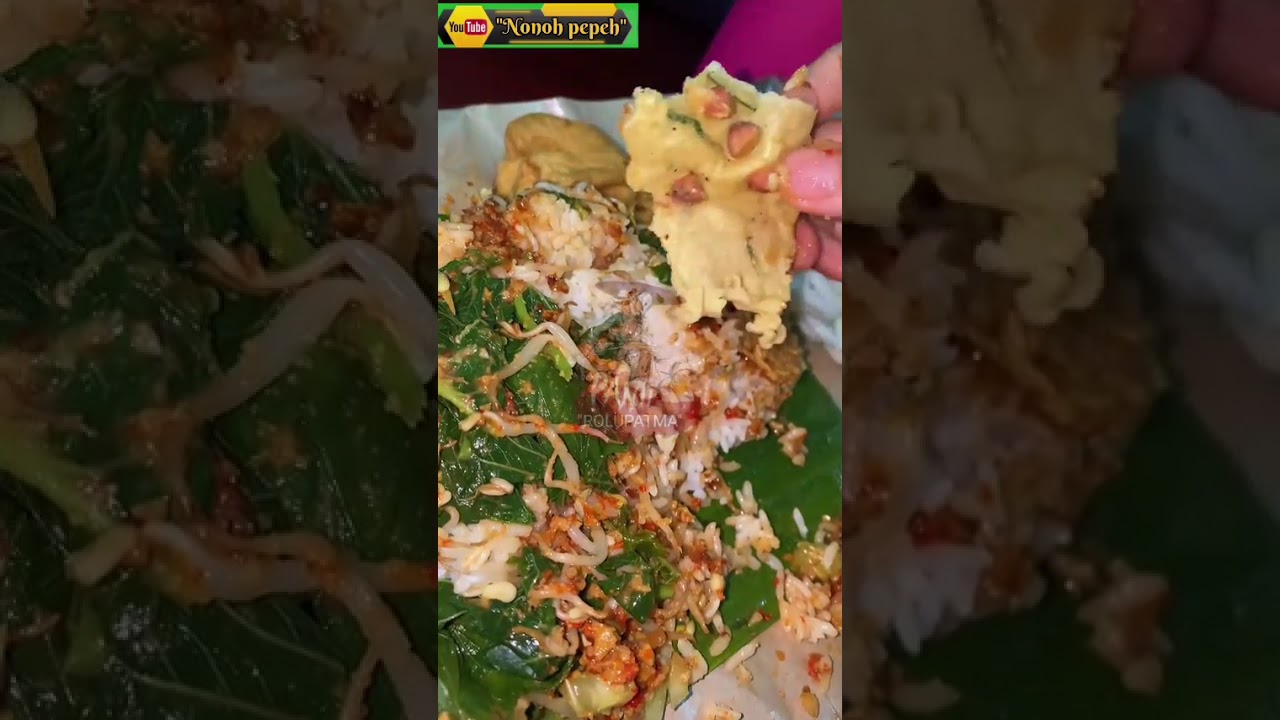 Nasi pecel  bumbunya lekoh banget #yukkulinerbareng #mukbanginternational #fypシ゚viral 