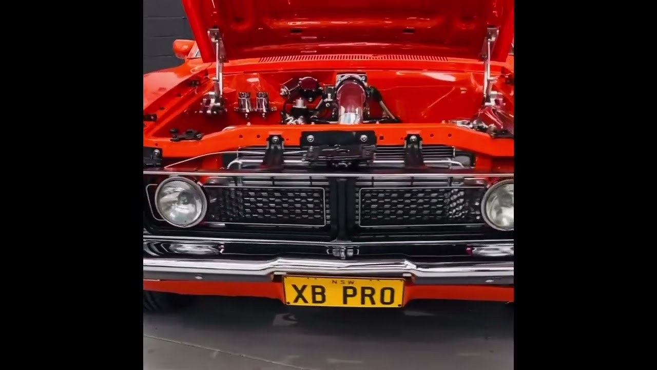 Pro charged XB FORD Falcon old muscle cars or not, so tough 2much boost 😱 #writeoff