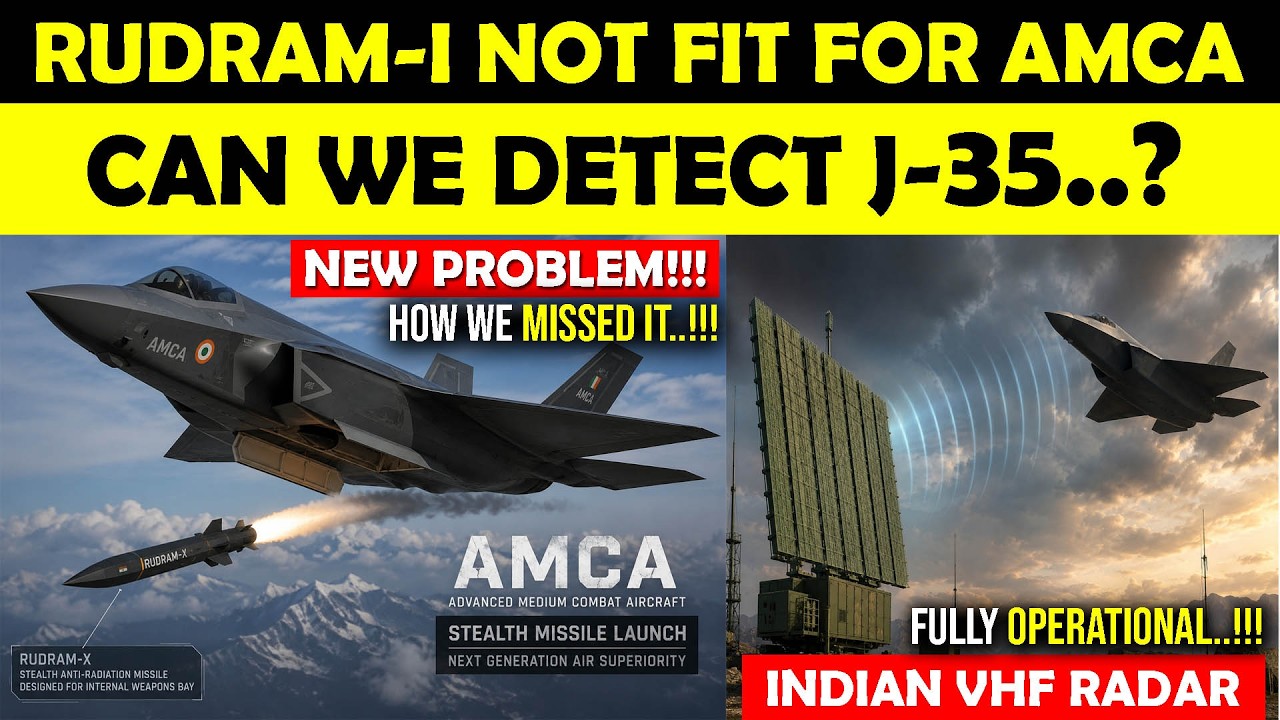 New SEAD missile for AMCA,J-35A v/s Indian Anti Stealth Radar,Project-75I FINAL Stage