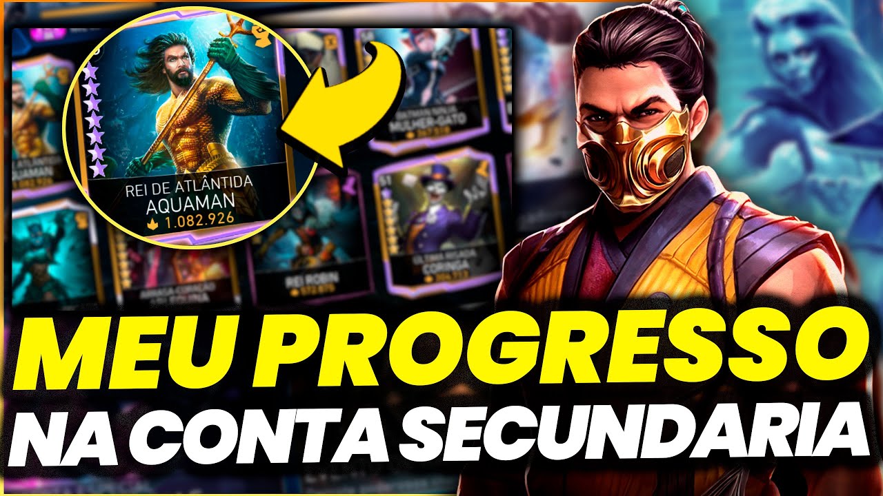 RELATÓRIO FINAL DE 2024 - MOSTRANDO TUDO DA MINHA CONTA SECUNDARIA | INJUSTICE 2 MOBILE