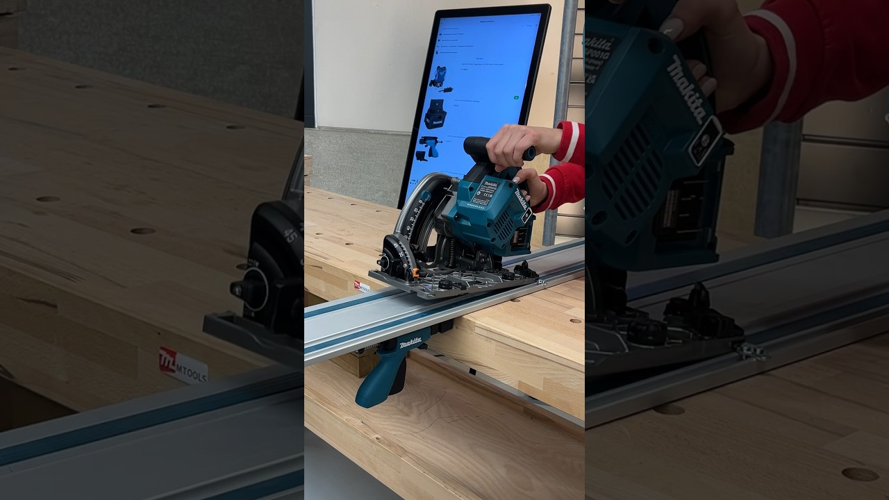 The NEW #Makita Guiderail Fast Tensioner ‼️ #tools #buildertok #woodtok