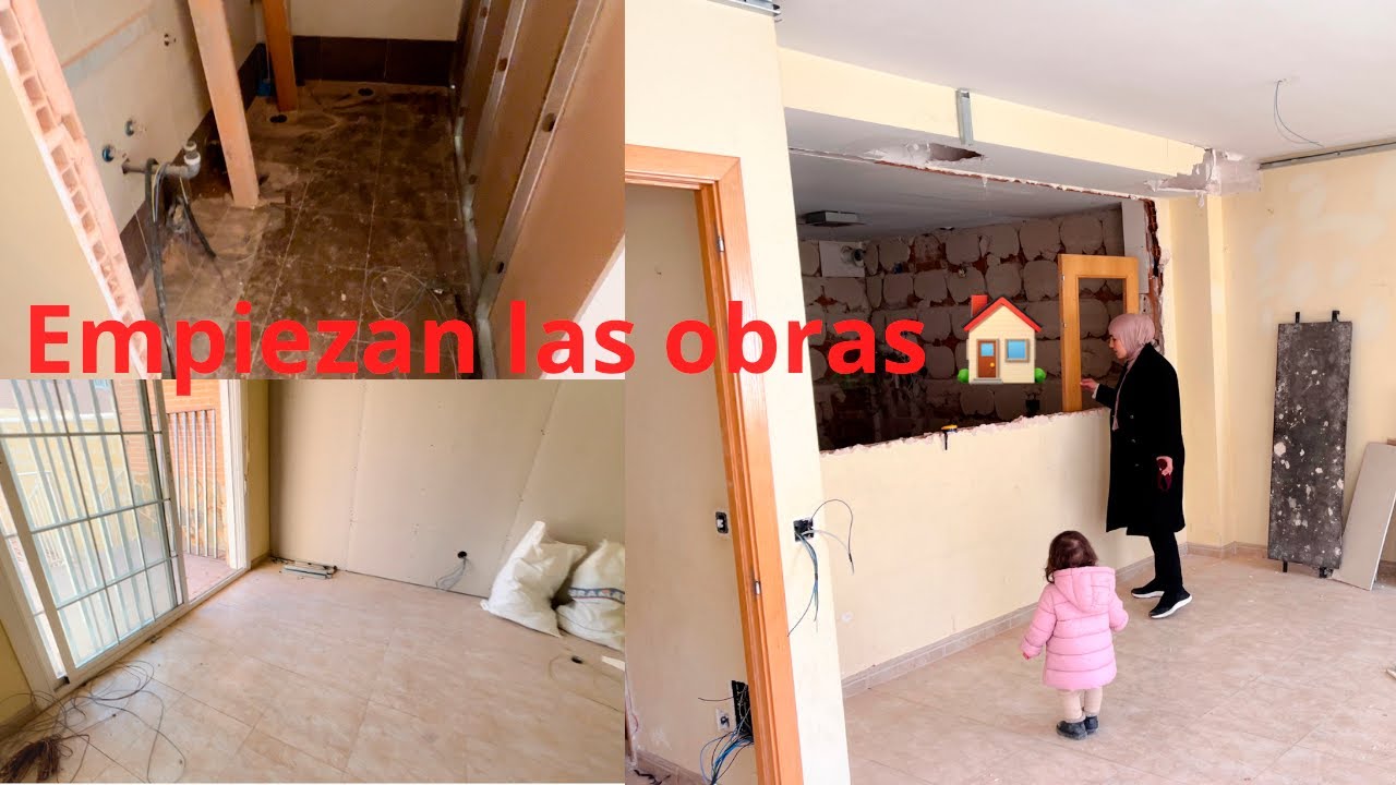 Empiezan las obras en la casa nueva/ os enseño avances+ dudas