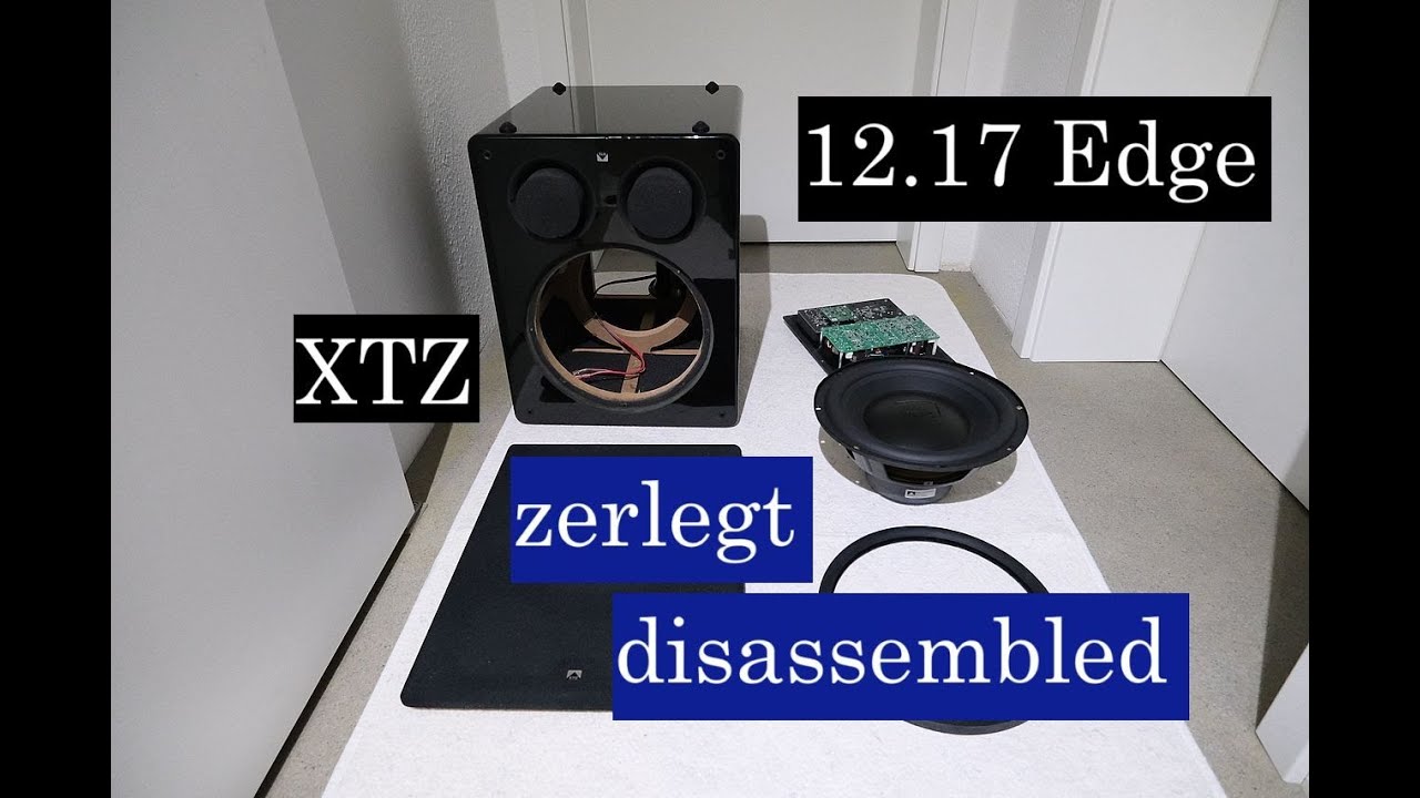 XTZ 12.17 Edge - zerlegt - disassembled