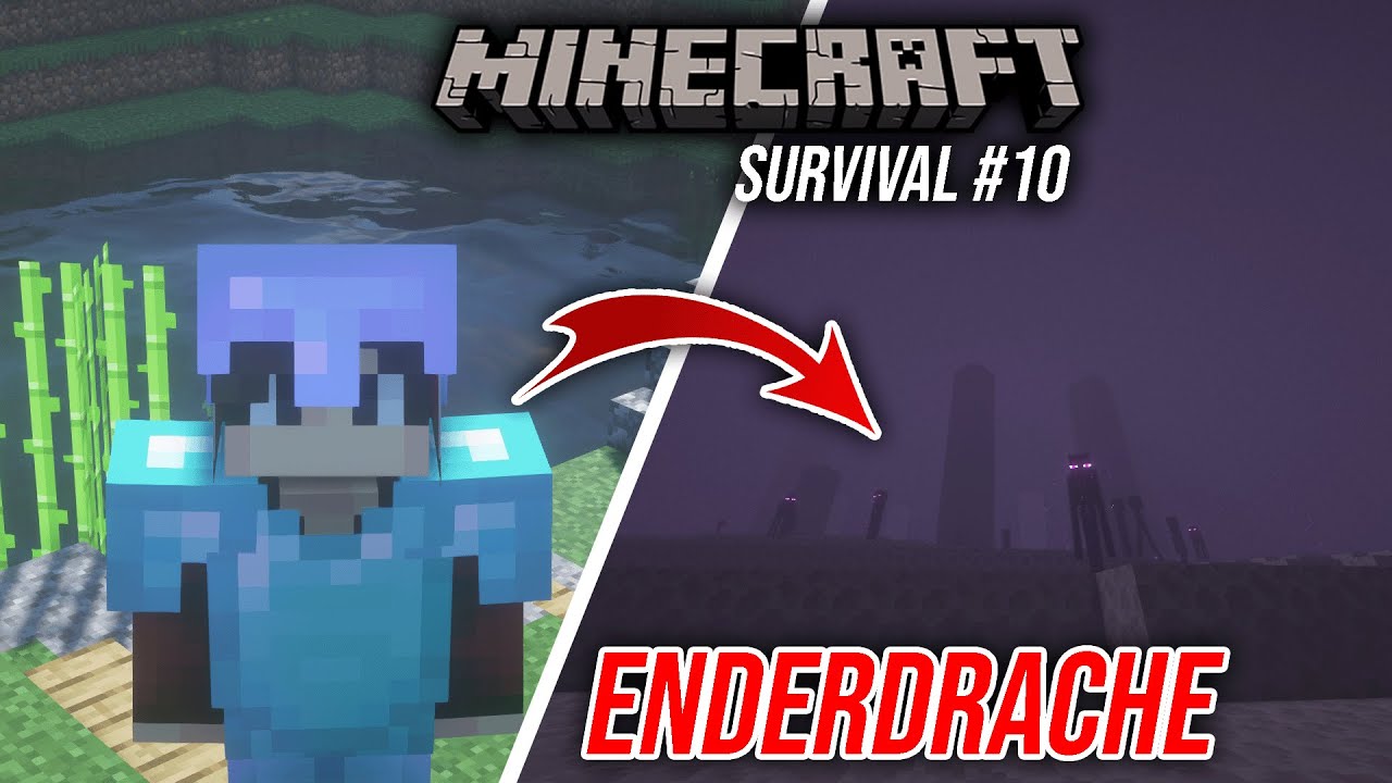 Wir BESIEGEN den ENDERDRACHEN! Minecraft Survival #10