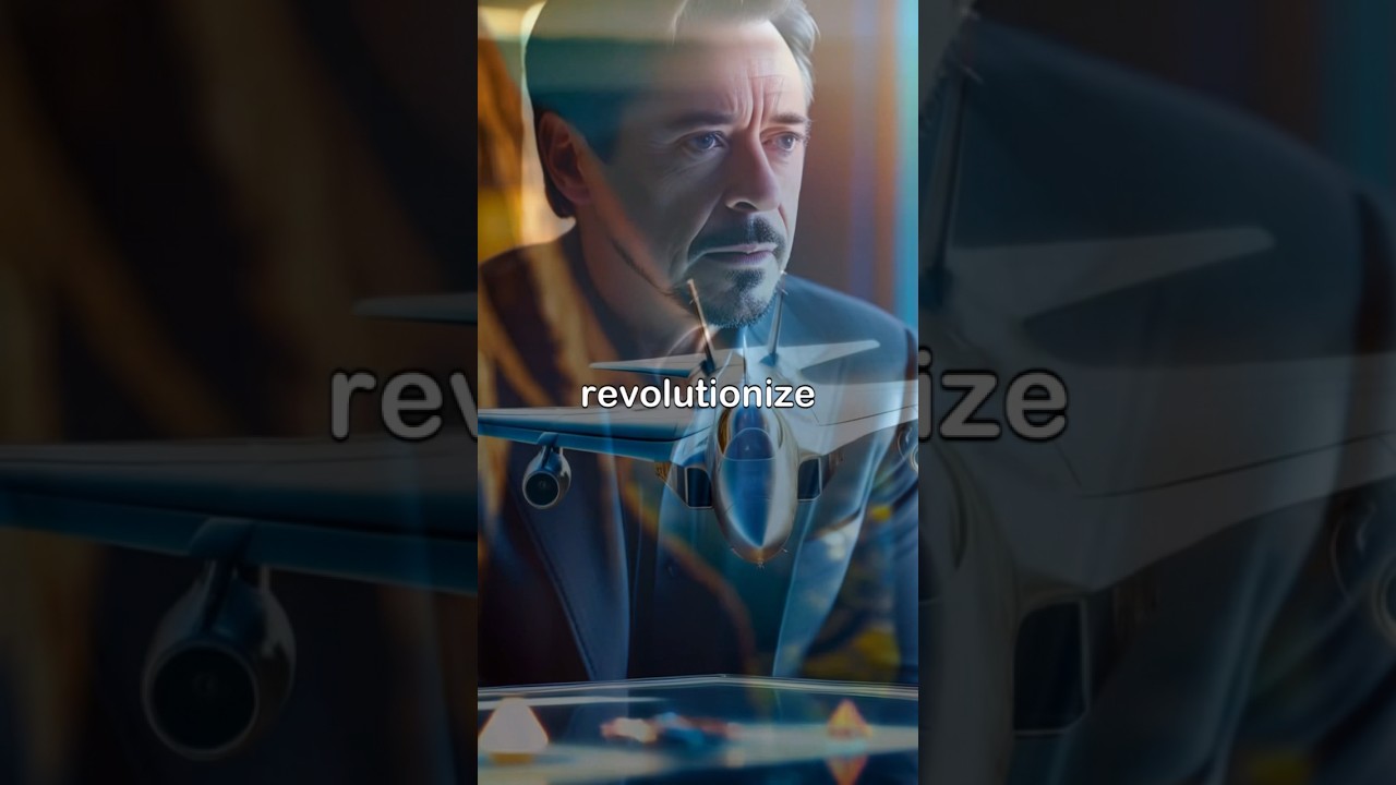 Quantum leap aircraft by Tony Stark with #artificialintelligence #marvel #tonystark #aircraft