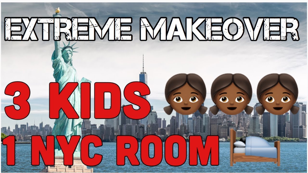 3 KIDS 1 SMALL NYC ROOM | ROOM MAKEOVER | ROOM TOUR