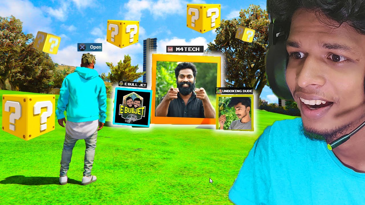 Opening FAMOUS YOUTUBERS Lucky Block !!! | Malayalam |@M4Techofficial @UNBOXINgdude @EBULLJET |