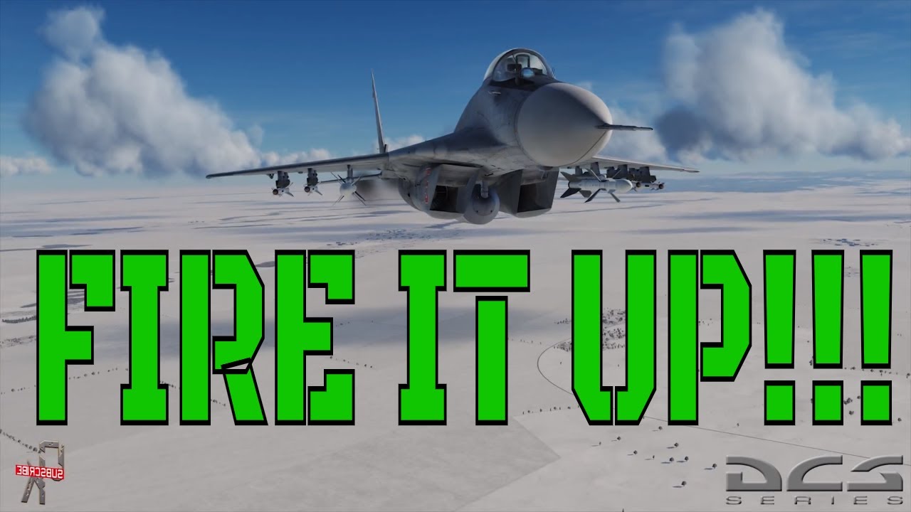 Базовые основы DCS World: взлет и руление МиГ-29
