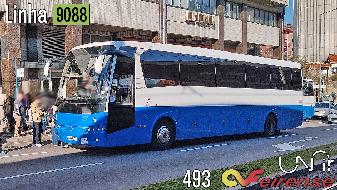 Auto Viação Feirense (UNIR Lote 4) 493 - Linha 9088 (video recording - collab)