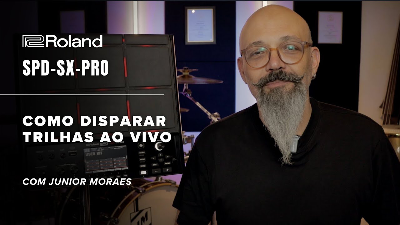 Roland SPD-SX PRO - Como Disparar Trilhas ao Vivo (com Junior Moraes)