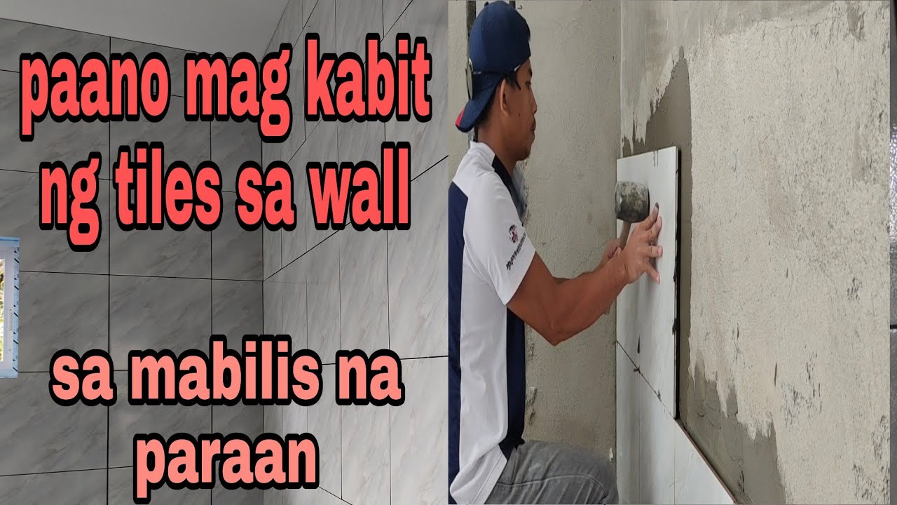 PAANO MAG KABIT NG TILES SA  WALL | WALL TILES DESIGN |