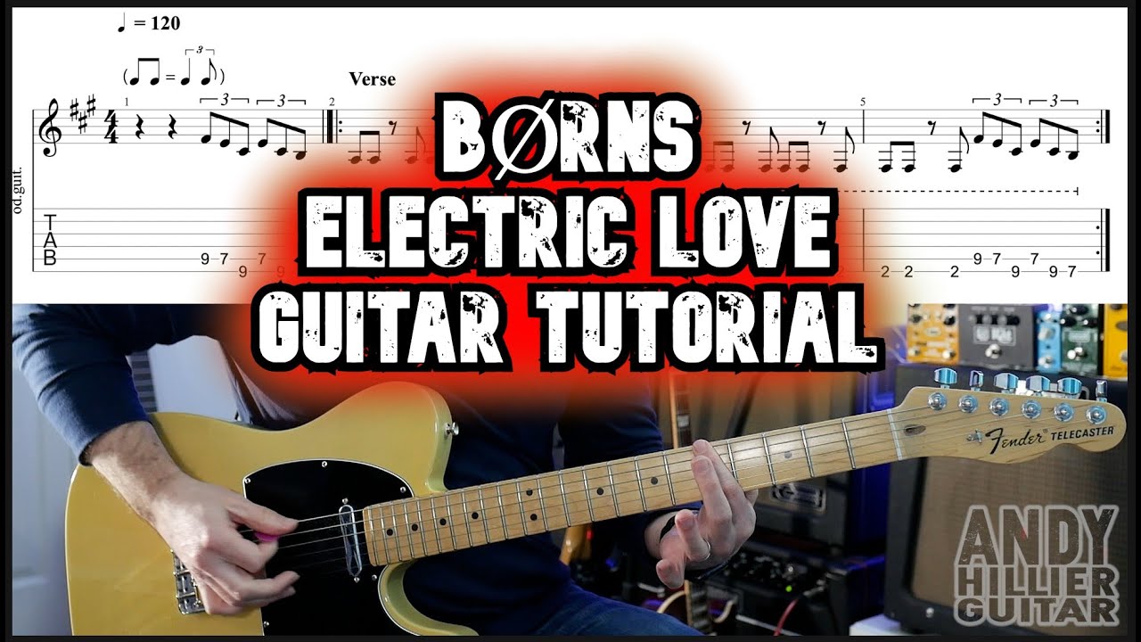 BØRNS Electric Love Guitar Tutorial