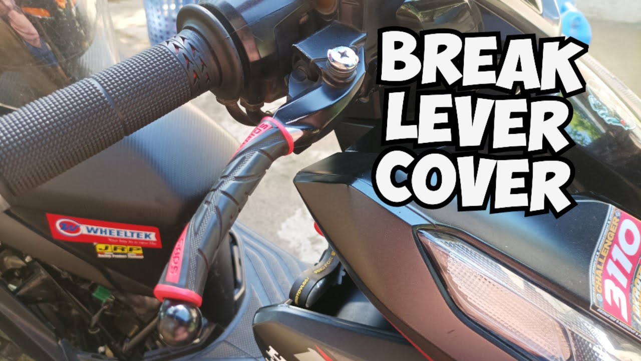 HOW TO INSTALL BREAK LEVER COVER in HONDA CLICK 125 | Magandang pang cover ng break lever
