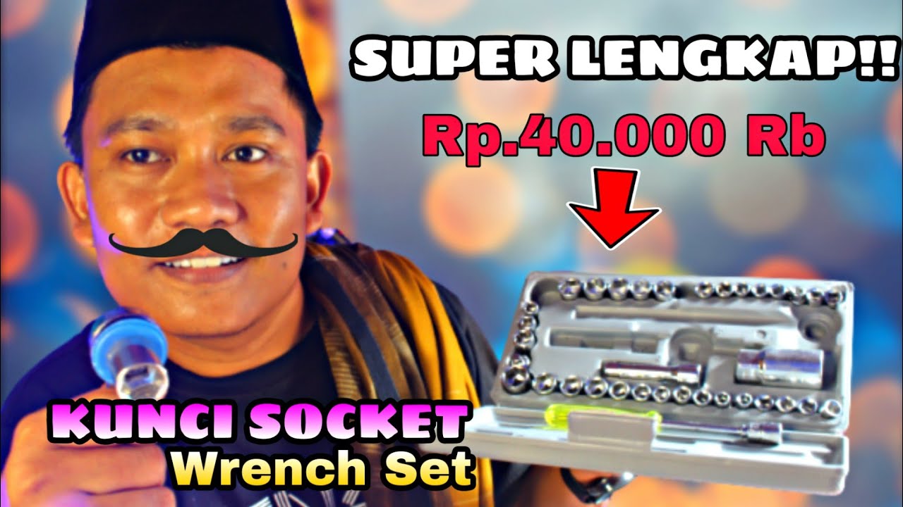 SUPER LENGKAP HARGA ROTI BAKAR❗Review dan tes Kunci socket wrench set Aiwa 40pcs