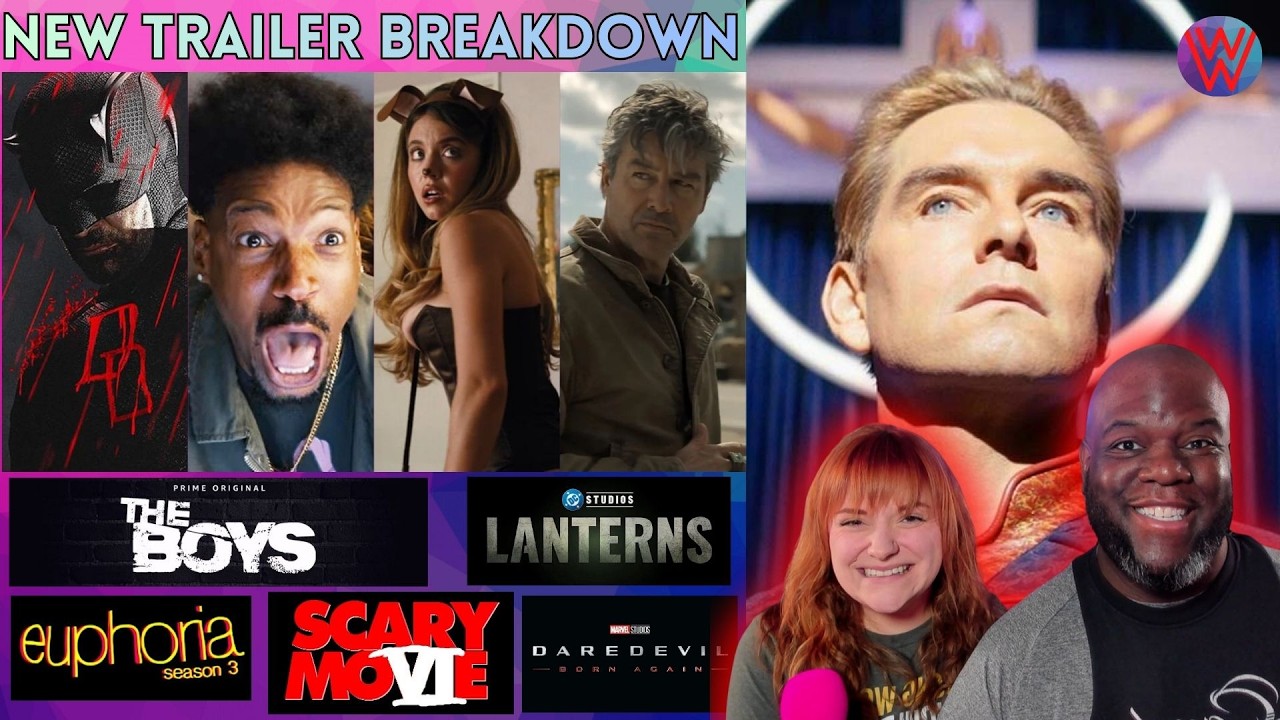 NEw Trailer Reactions | Lanterns | The Boys | Scary Movie 6 | Euphoria | Daredevil Born Again