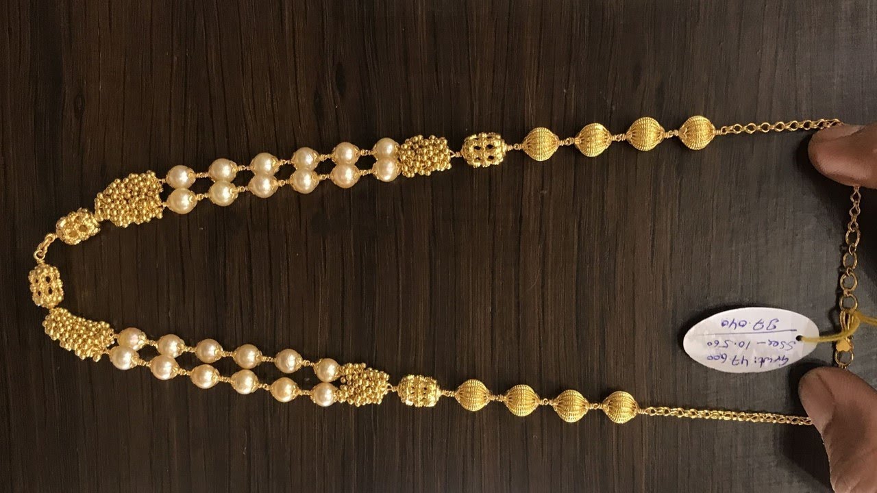Beaded Long Pearl Necklace Designs 2019 | Indian Jewellery Design 2019