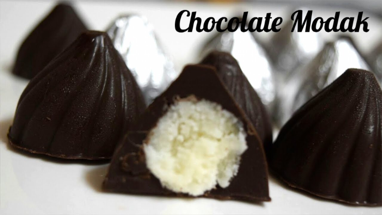 Chocolate Modak with Coconut centre GANPATI SPECIAL