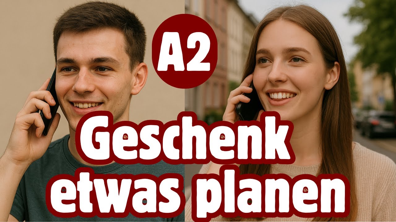 Hediye Almayı Planlamak | etwas planen: Geschenk | Almanca A2 Diyalog | Anlama Dinleme Konuşma
