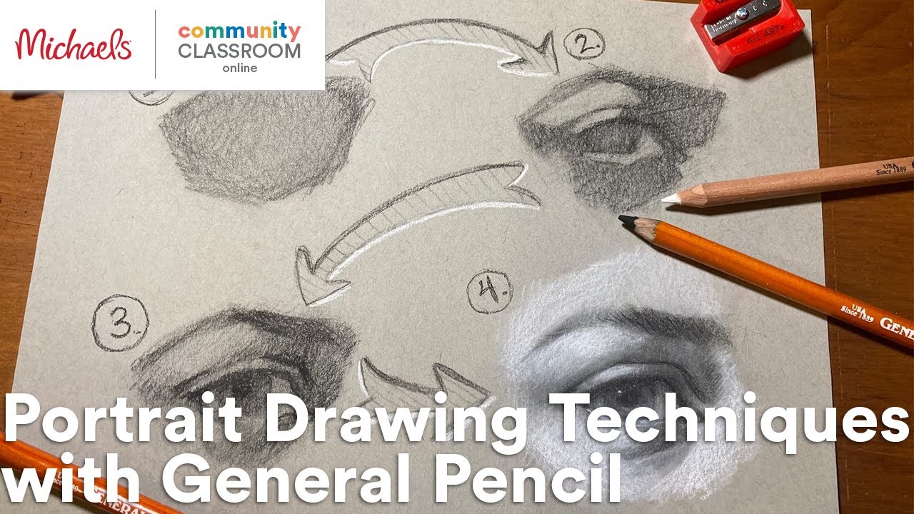 Online Class: Portrait Drawing Techniques with General Pencil | Michaels