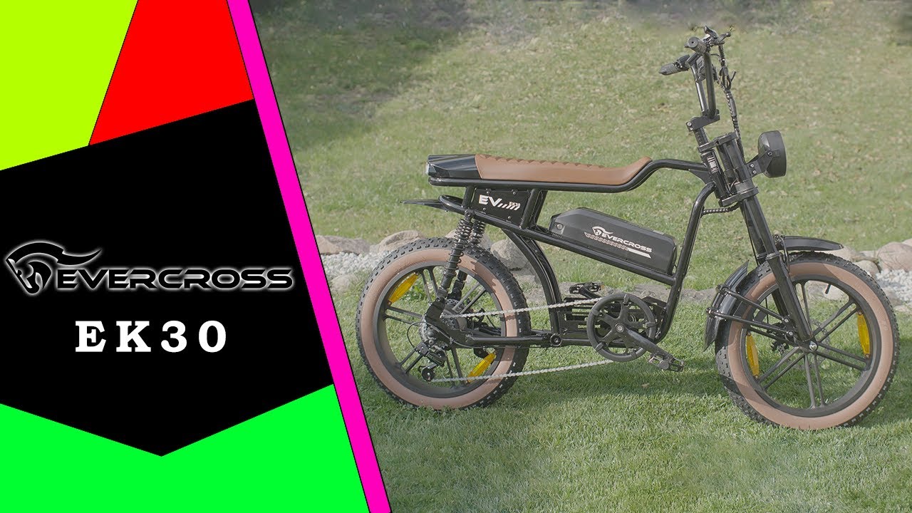 Evercross EK30 🚲 Stylowy i legalny 250W rower elektryczny / Recenzja 4K