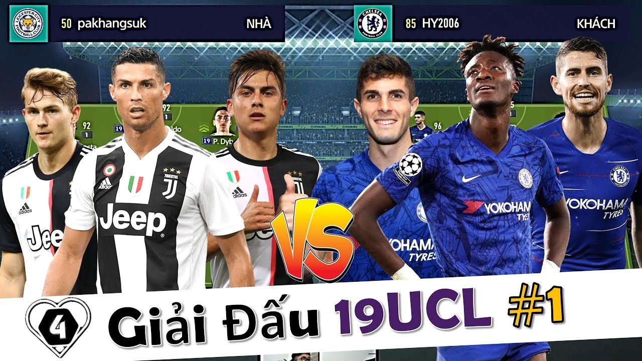 FIFA ONLINE 4 | Ronaldo 19UCL Đối Đầu T. Abraham 19UCL | Giải Đấu 19UCL: Juventus Vs Chelsea